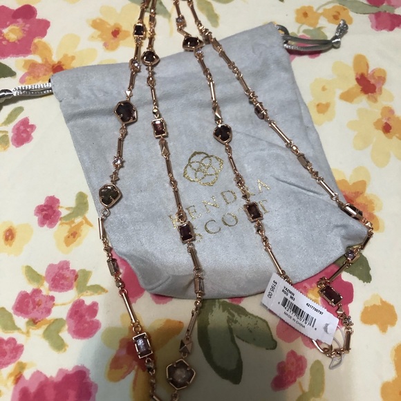 Kendra Scott Rose Gold Necklace - Picture 3 of 5